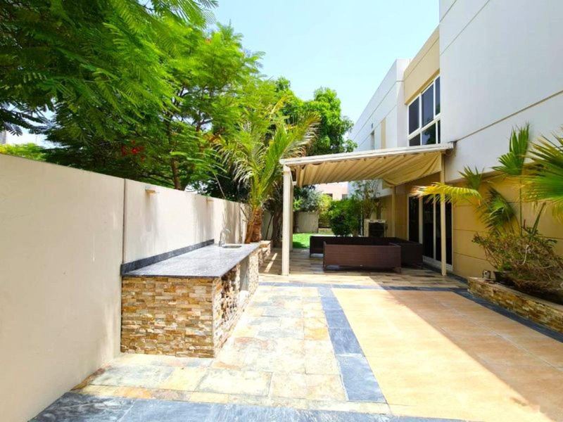 Outdoor kitchen and patio