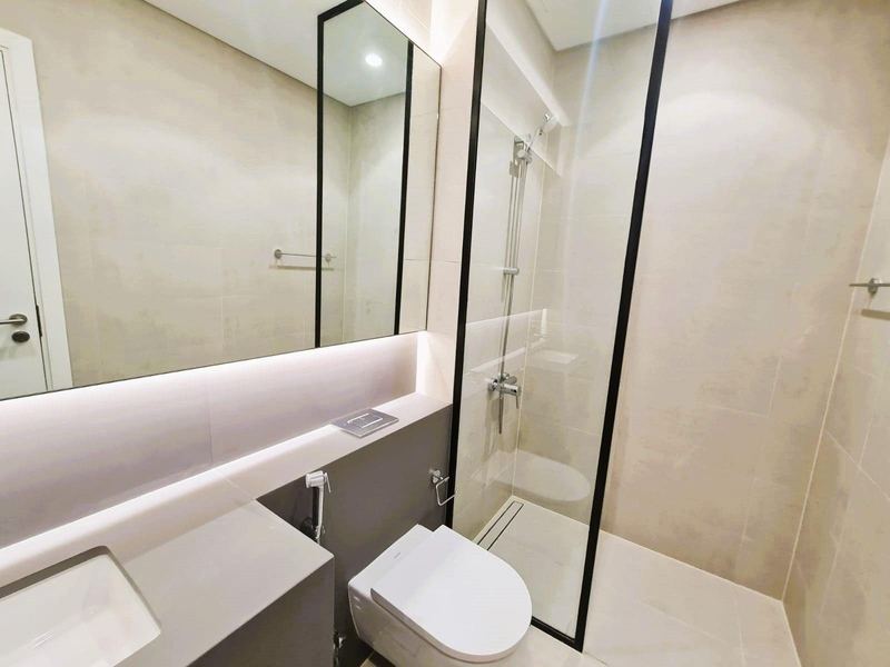 Bathroom with walk-in shower