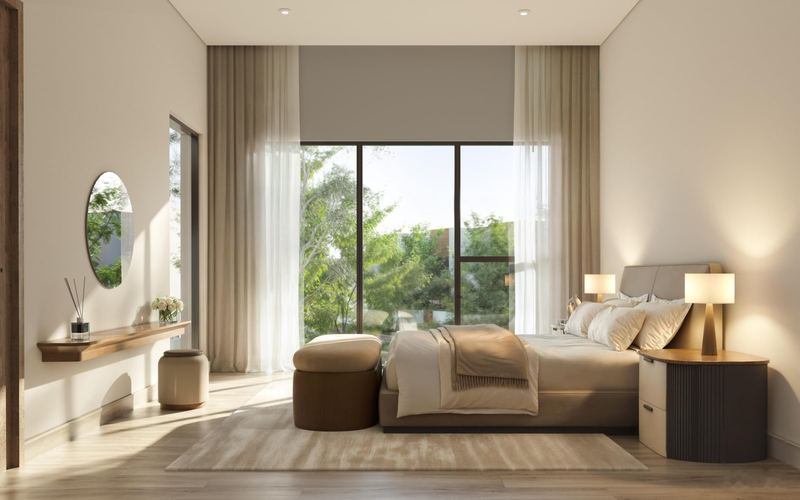 Master bedroom. Artist's impression.