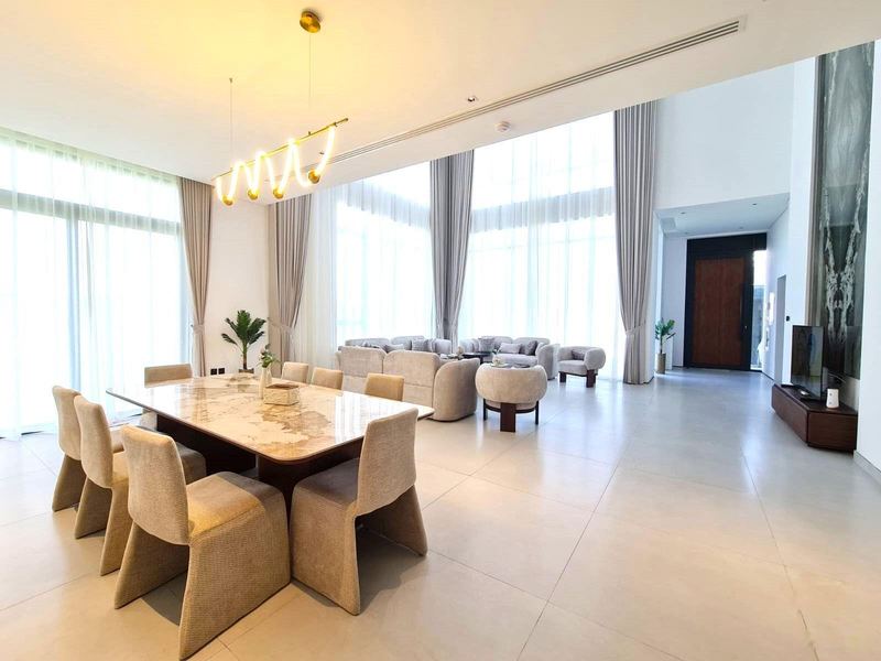 Dining and living area